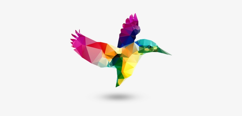 Vector Artwork - Kolibris Kissenbezug Glass Animals - Bird Von Juniqe, transparent png download