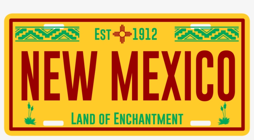 Authentic New Mexico License Plate - Single Use Plastic Infographic, transparent png download