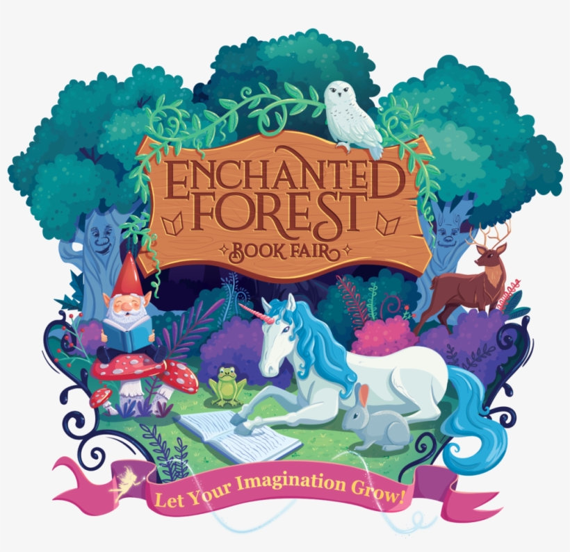 Let Your Imagination Grow At The 2018 Scholastic Book - Scholastic Book Fair Enchanted Forest, transparent png download