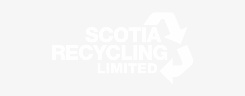 Scotia Recycling Logo White - Graphic Design, transparent png download