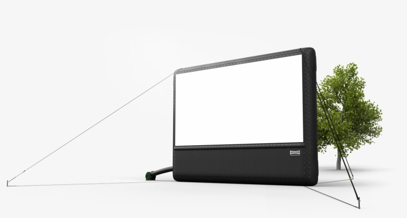 Theater Vector Projector Screen - Canvas, transparent png download