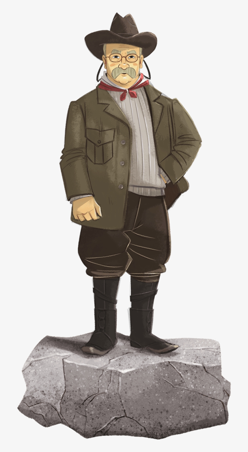 “read And Enjoy The Wonder-book Of Nature - Adventures Of Theodore Roosevelt, transparent png download