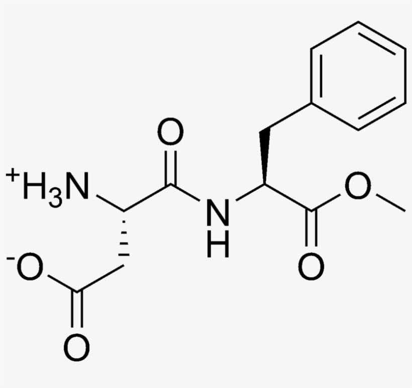 Aspartame Structure - N Benzyl Alanine Methyl Ester Hydrochloride, transparent png download