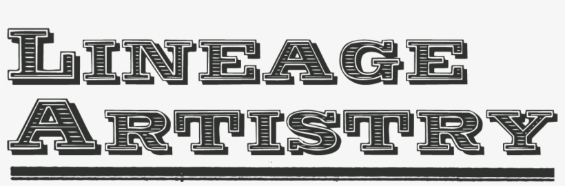 Lineage Artistry Text Logo - Logo, transparent png download
