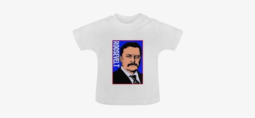 Theodore Roosevelt Baby Classic T-shirt - Cartoon, transparent png download