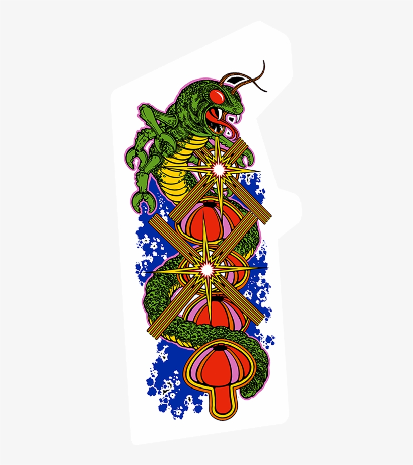 Centipede Full Size Side Art - Artcade - The Book Of Classic Arcade Game Art By Bitmap, transparent png download