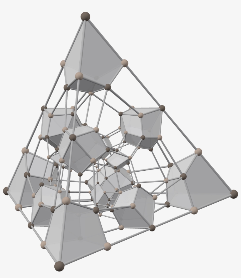 Concertina Tesseract With Gray Cells - Wikimedia Commons, transparent png download
