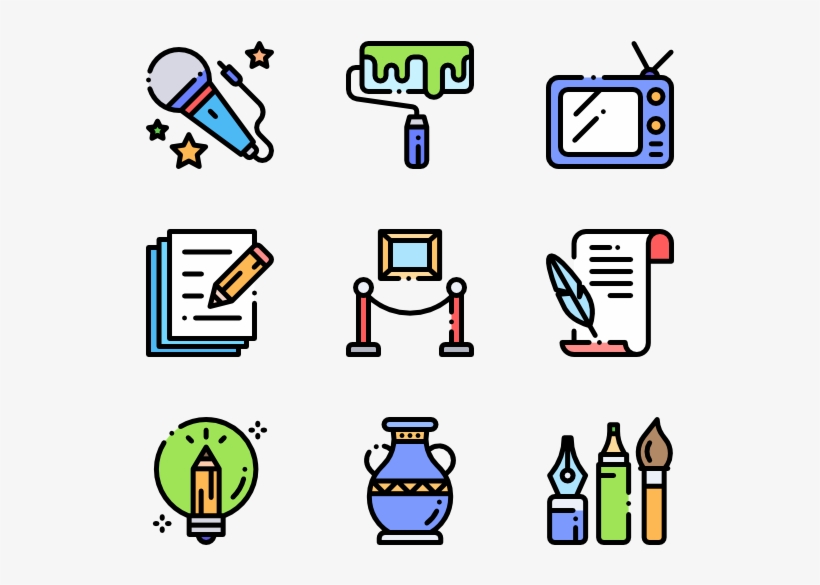 Fine Arts - Web Design Icons, transparent png download
