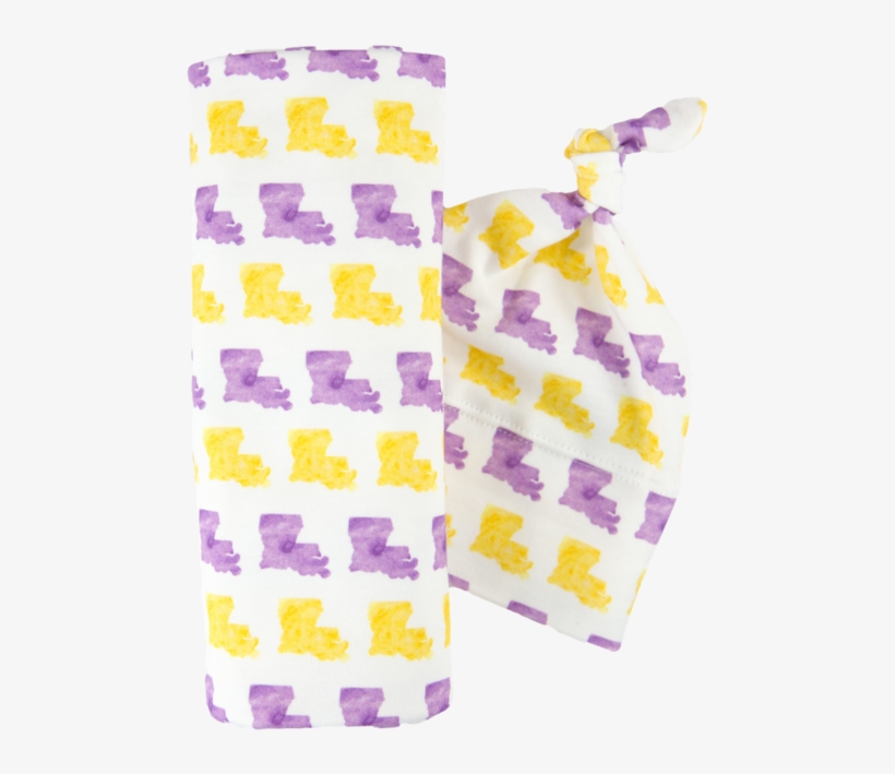 Louisiana Baby Blanket Hat Set - Coin Purse, transparent png download