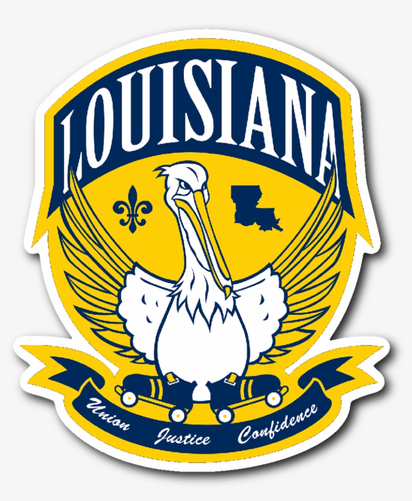 2018 Team Louisiana Sticker - Hoodie, transparent png download