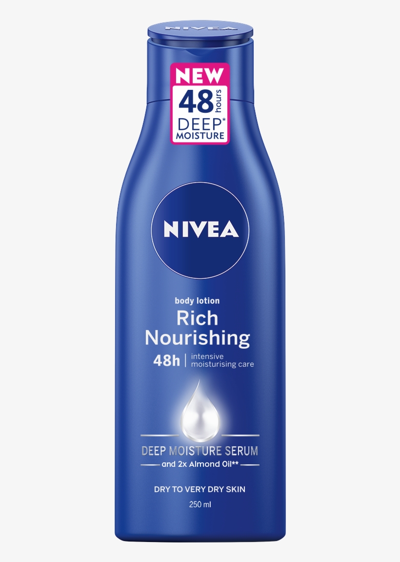 Body Care - Nivea 48 Hour Body Lotion, transparent png download