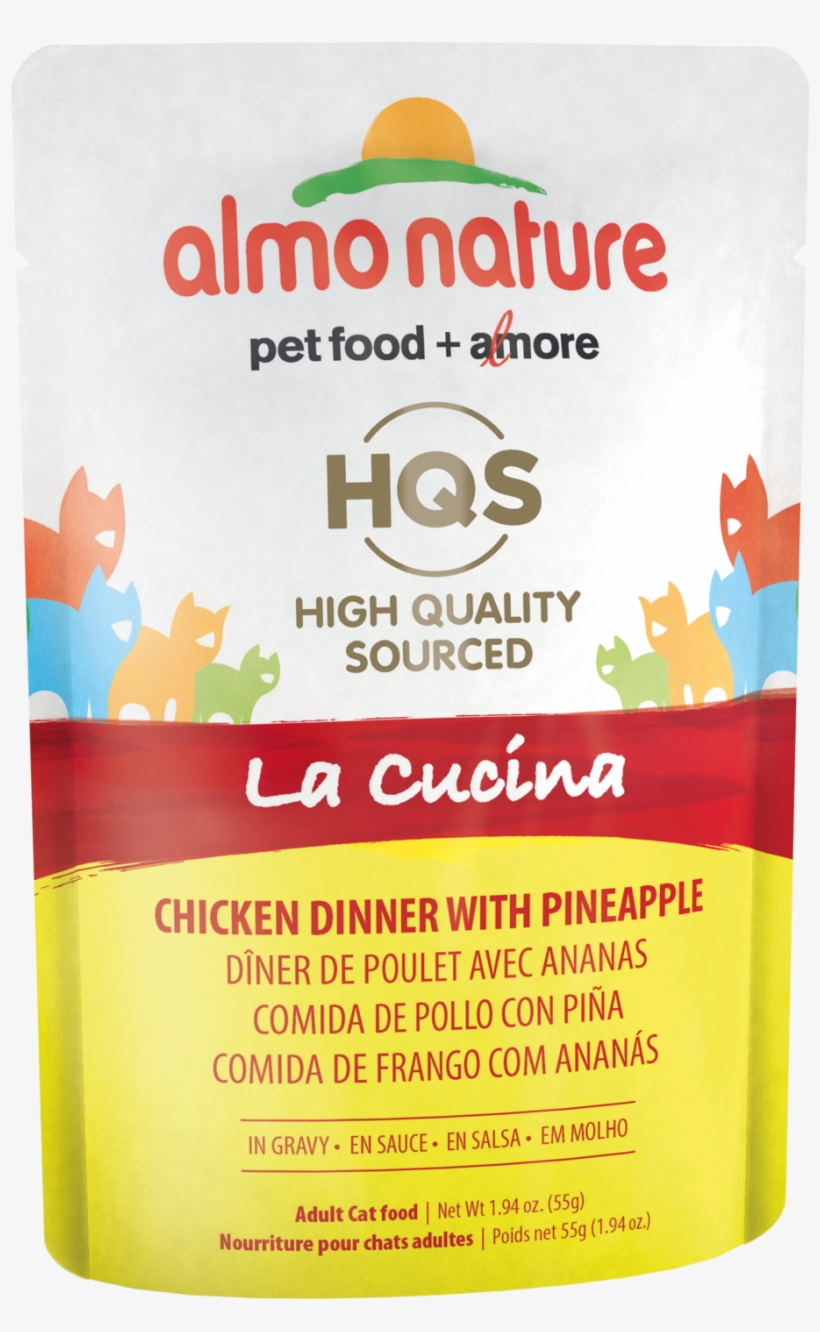 Almo Nature Cat Hqs La Cucina Chicken Dinner Pineapple - Almo Nature Classic - Nature - Tuna & Chicken -, transparent png download