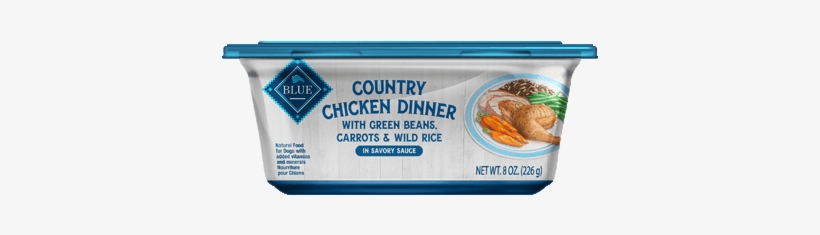 Blue Buffalo Country Chicken Dinner With Green Beans, - Blue Food For Dogs, Country Chicken Dinner, Sauce -, transparent png download