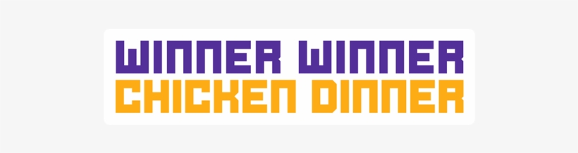 Chicken Dinner Sticker - Product, transparent png download