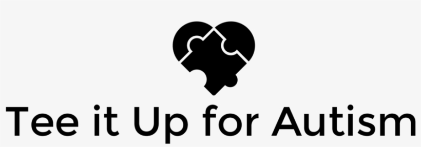 Tee It Up For Autism Logo Black - Graphic Design, transparent png download