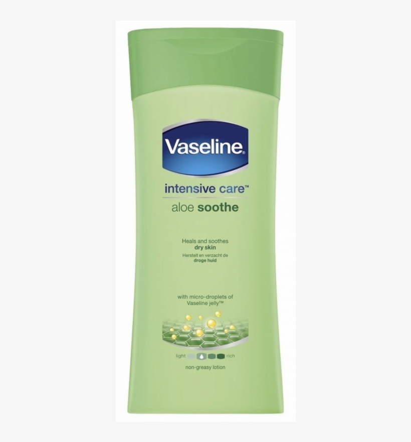 Vaseline Intensive Care Aloe Soothe Body Lotion - Vaseline Body Lotion 400ml, transparent png download