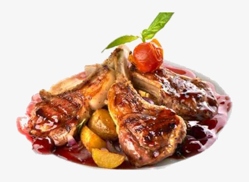 Lamb Chops With Balsamic Reduction - Pork Steak, transparent png download