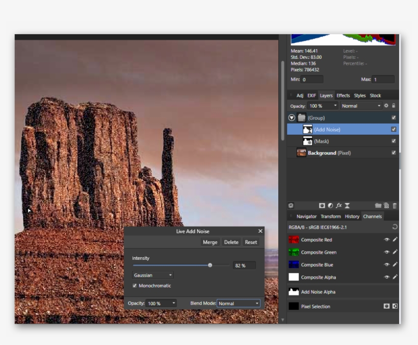 Add Noise On Mask - Monument Valley, transparent png download