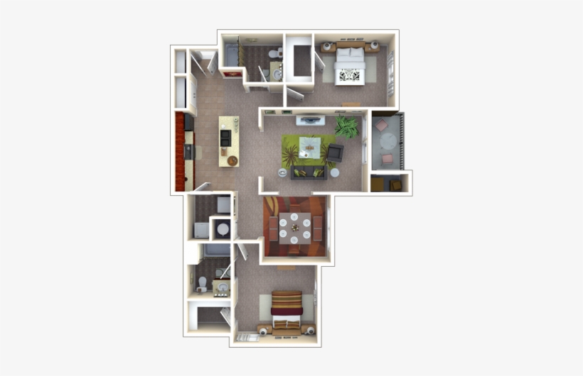 All - Layoutsberkeley - Autumn Breeze Apartments, transparent png download