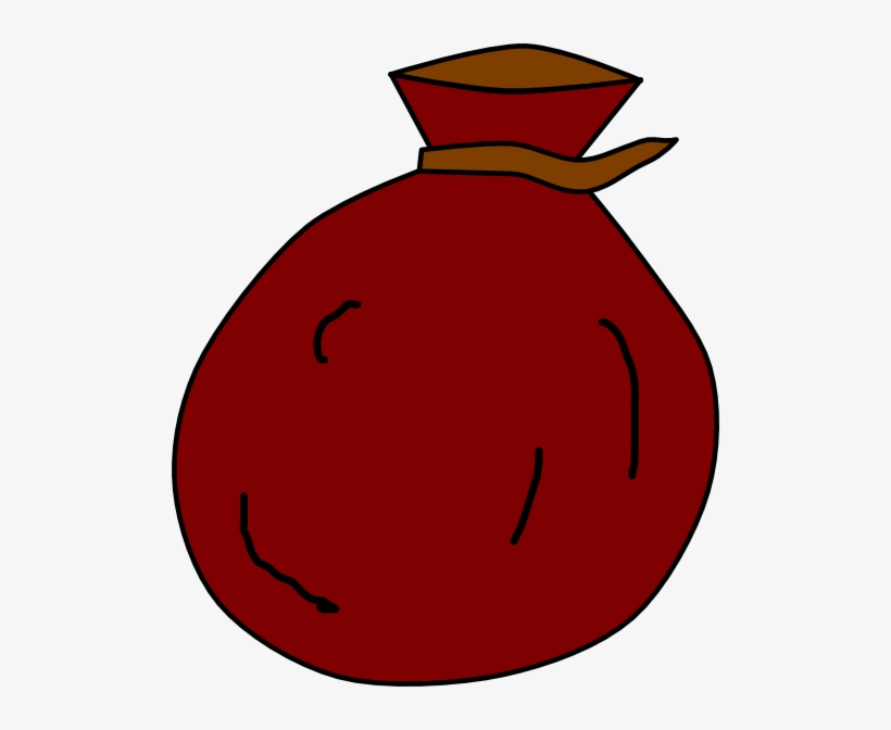Clip Art At Clker Com Vector Online - Coin Bag Clip Art, transparent png download