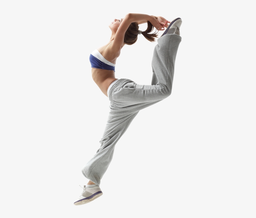 Chica Salto Deporte - Fitness Fond Transparent, transparent png download