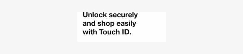 Unlock Securely And Shop Easily With Touch Id - Apple Pencil, transparent png download