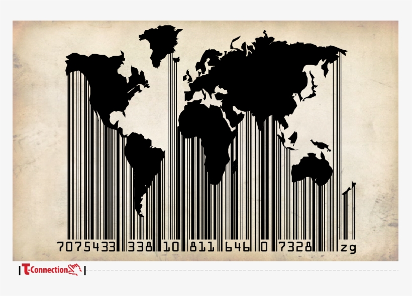 Barcode World / Vector File - Taj Hotels World Map, transparent png download