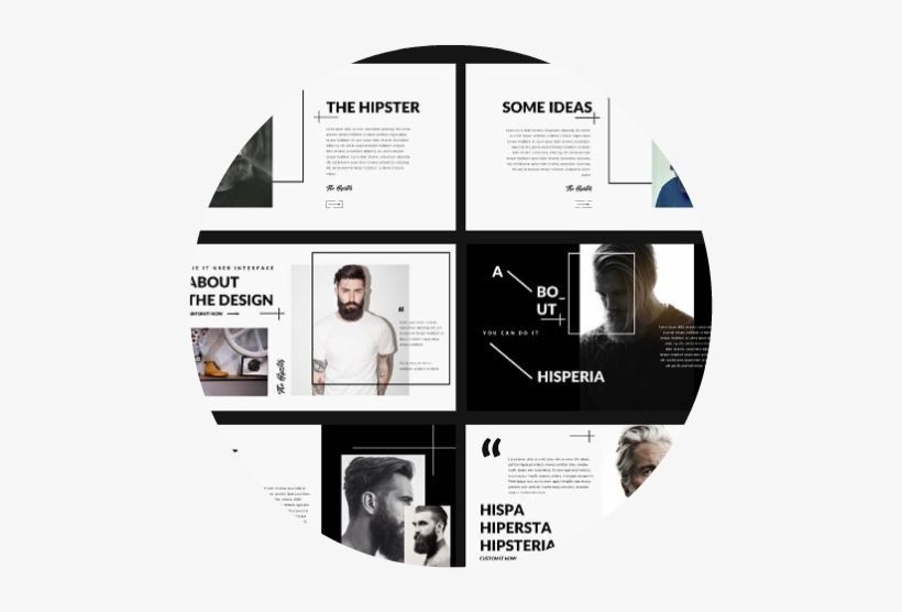 Hipster Presentation - Presentation, transparent png download