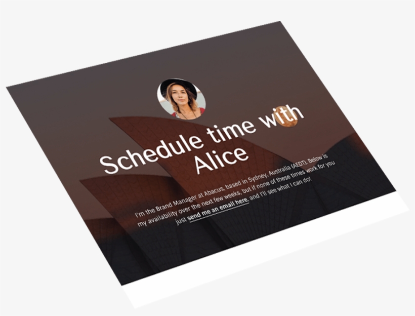 Hubspot Meeting Schedule Template Ipad - Graphic Design, transparent png download