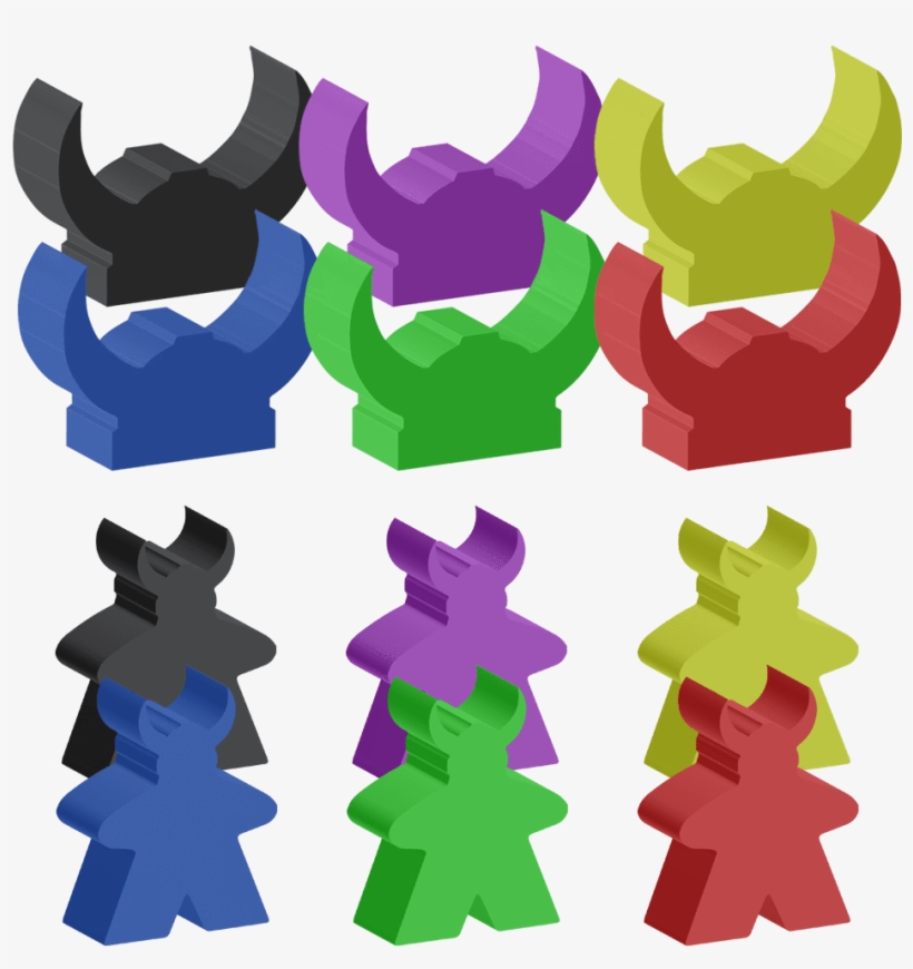 Game Categories - Champions Of Midgard Meeples, transparent png download