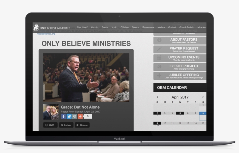 Smg Livestream On Laptop - Streaming Media, transparent png download