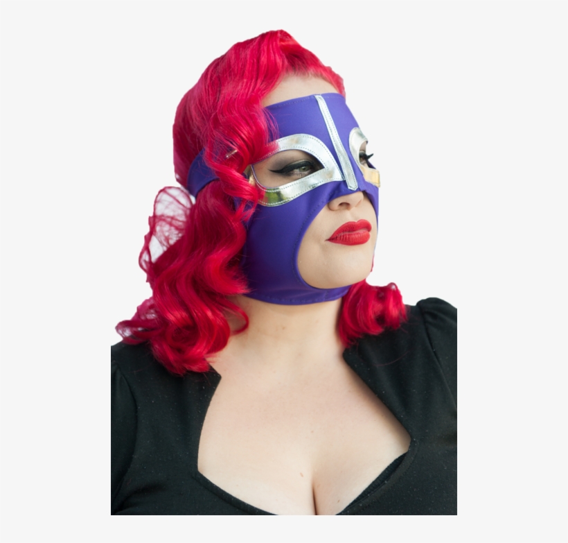 Penelope Purple Lucha Libre Mask - Mask, transparent png download