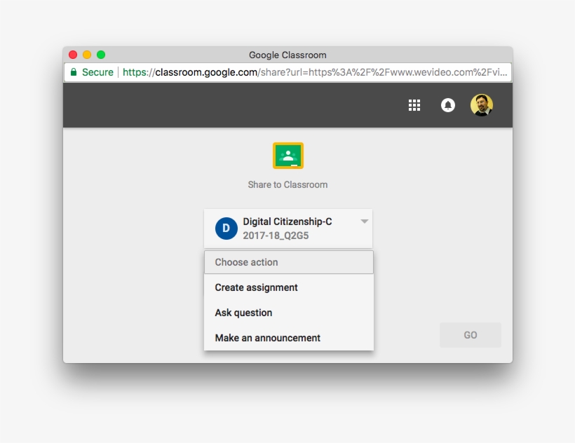 Share To Classroom Options For Teachers - Teacher, transparent png download