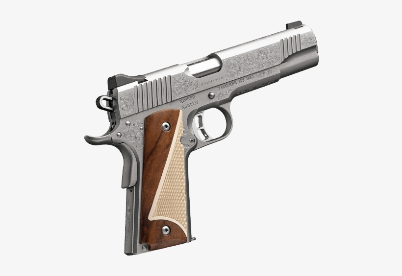 New Kimber Stainless Ii 1911 Classic Custom Engraved - Kimber Stainless Ii Classic Engraved, transparent png download
