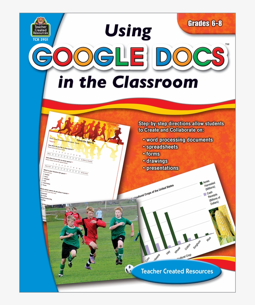 Tcr2931 Using Google Docs In The Classroom Grade 6-8 - Using Google Docs In The Classroom, Grades 6-8, transparent png download