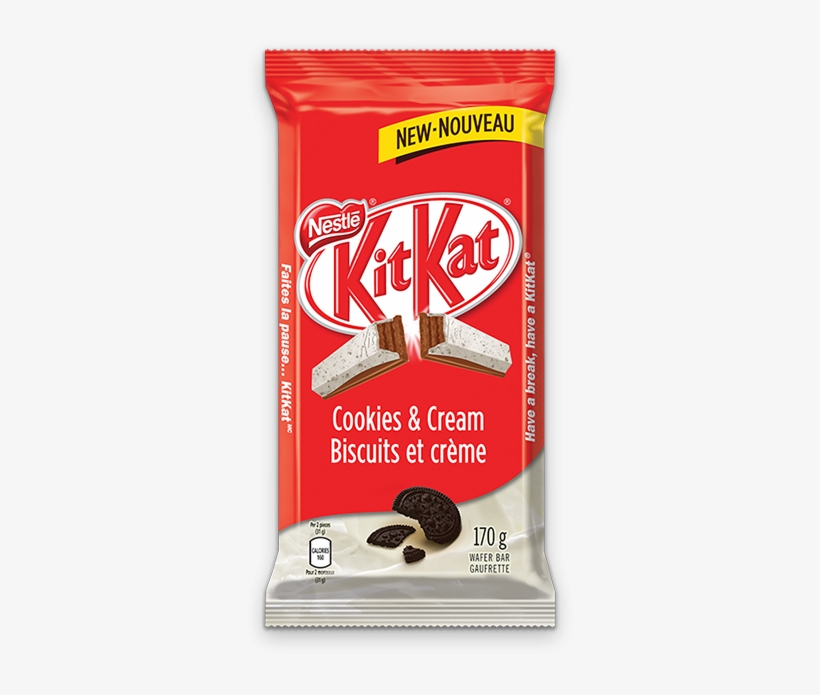 Kit Kat Flavours - Kitkat Cookies & Cream, transparent png download