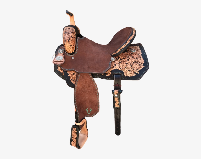 Barrel Saddle Ubbr-387 - Barrel Racing Saddle Pencil Roll Seat, transparent png download