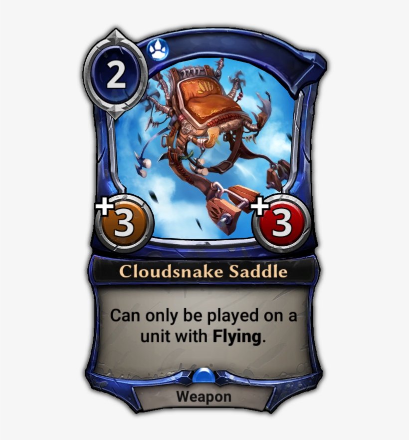 Cloudsnake Saddle - Frog Eternal Card Game, transparent png download