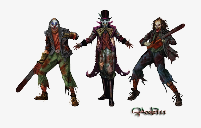 Killer Clowns - Halloween Horror Nights 2010, transparent png download