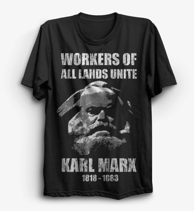 Karl Marx T-shirt - There Is No Authority But Yourself T Shirt, transparent png download