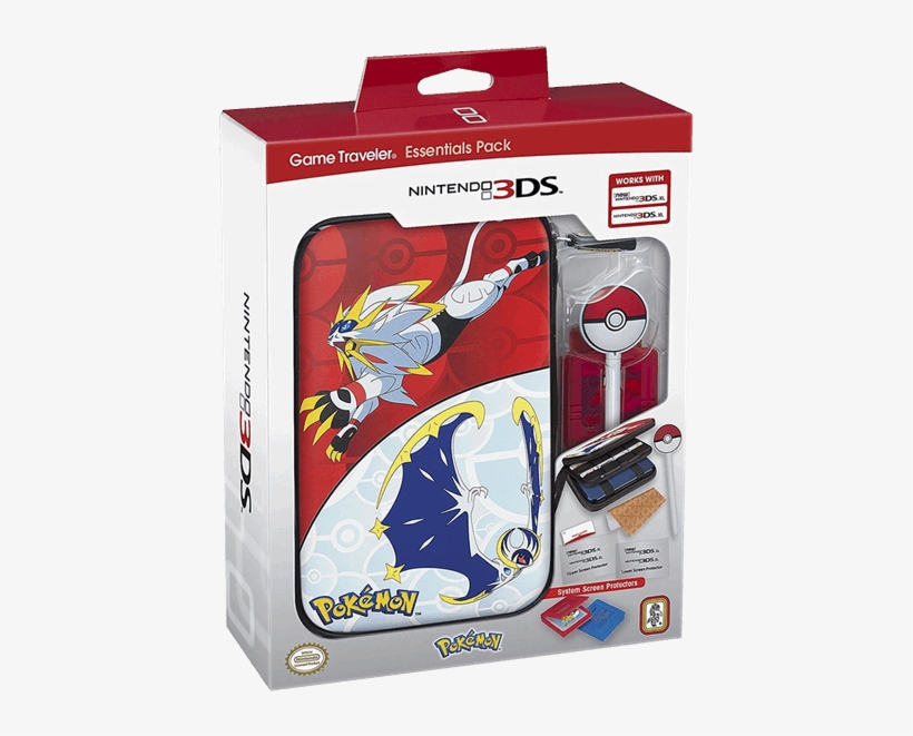 Nintendo 3dsxl Game Traveller Essentials Pack - Nintendo 2ds Xl Pokemon Carrying Case, transparent png download