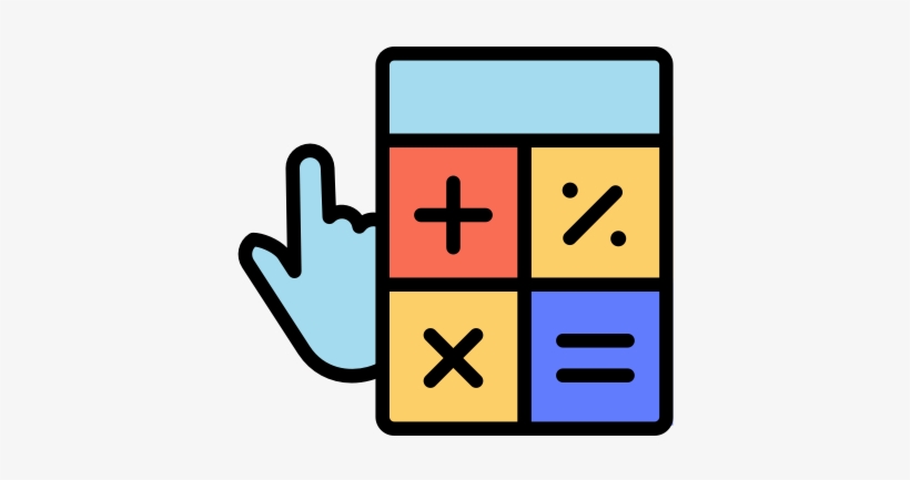 Income Tax Calculator - Calculator App Sign, transparent png download