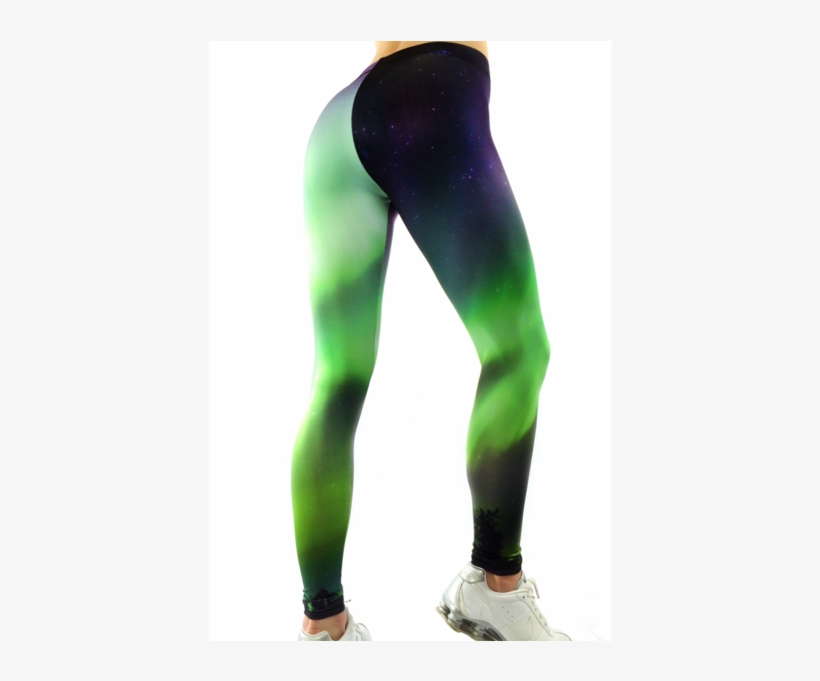 Aurora Sky Leggings - Leggings, transparent png download