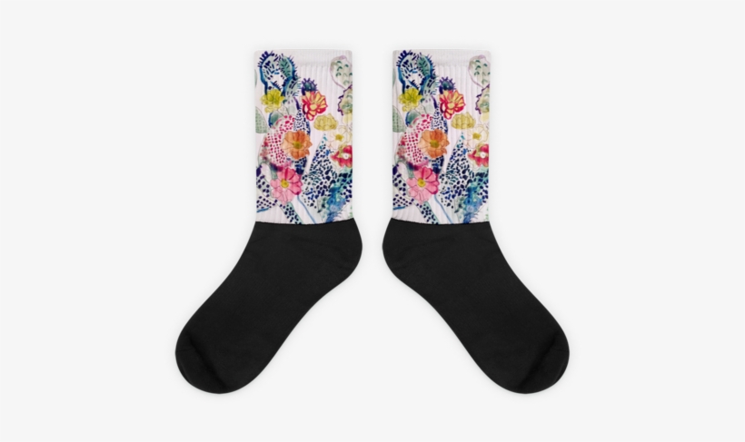 Rainbow Cactus Socks - Png Holiday Socks, transparent png download