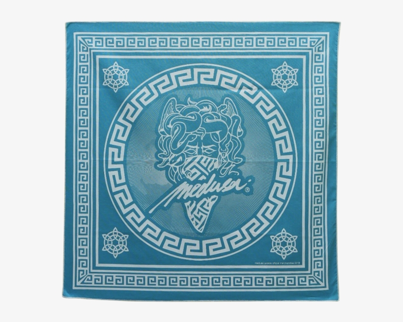 Light Blue Bandit Signature Bandana - Circle, transparent png download