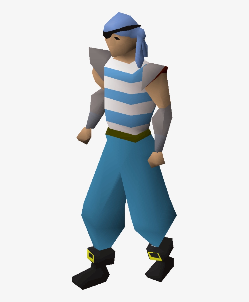 Bandana Eyepatch Equipped - Runescape Pirate Bandana, transparent png download