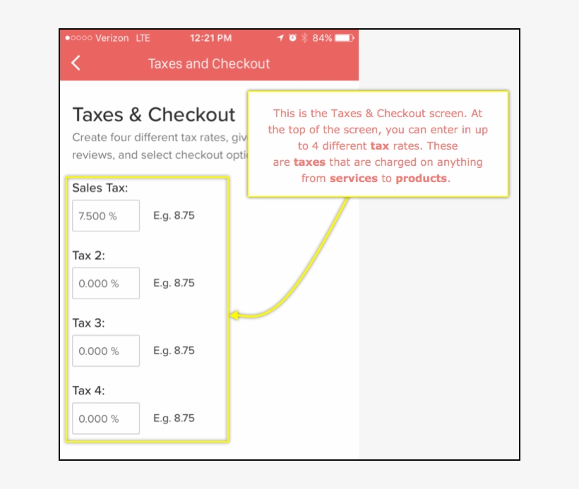 You'll Be Able To Enter Four Different Taxes - Portable Network Graphics, transparent png download