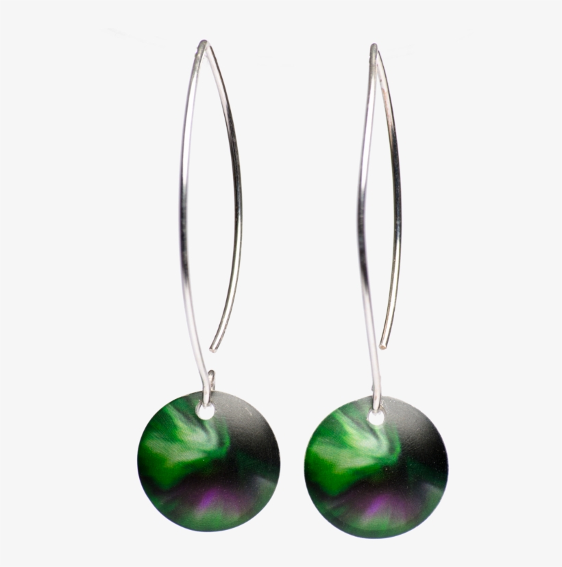 Aurora Borealis Jewelry - Earring, transparent png download