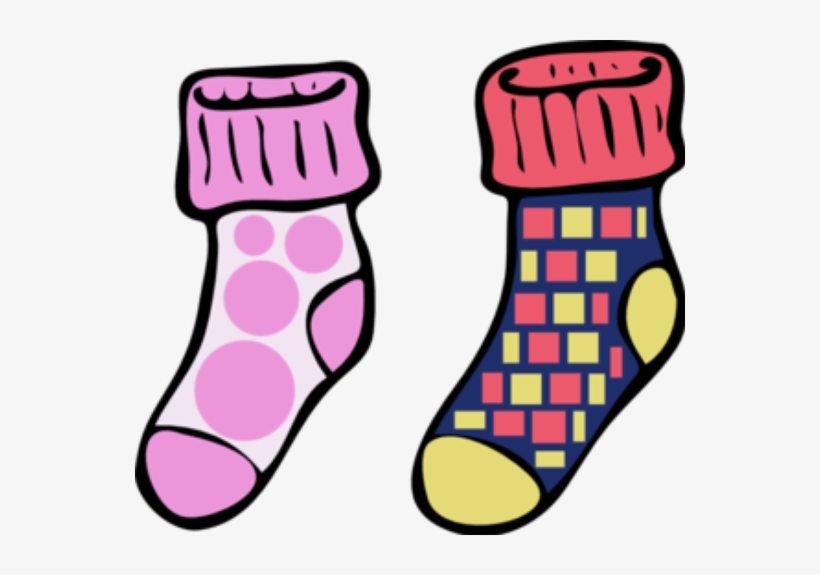 Clipart Royalty Free Download Day School Spirit Dress - Colouring Pictures Of Socks, transparent png download