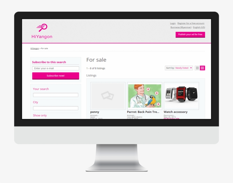 Classified Web Mobile App Design Using Osclass Platform - Teachertube Video, transparent png download